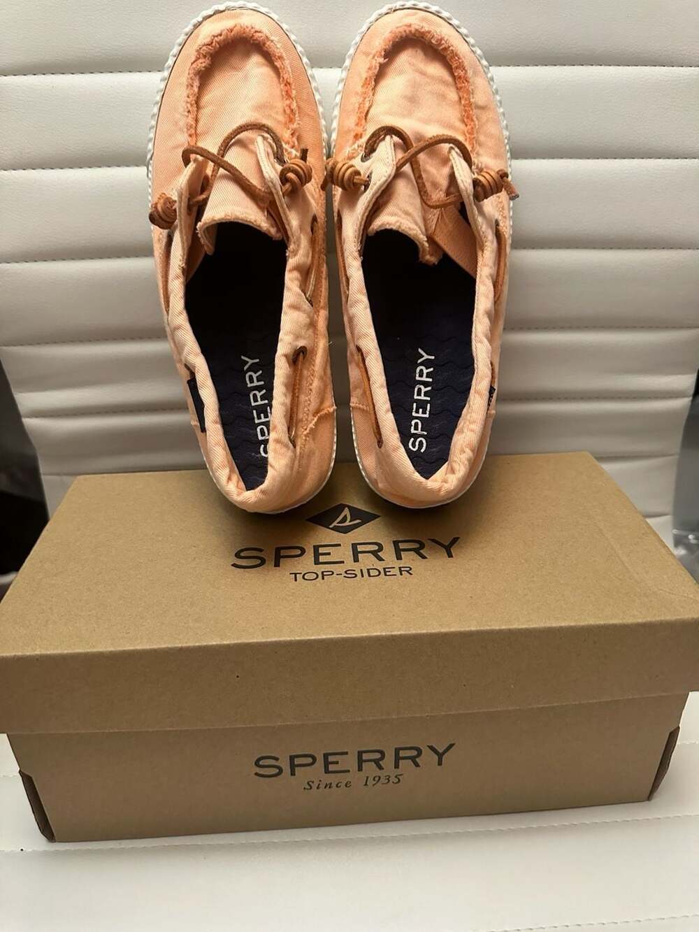 Sperry Sayel Away Boat Shoe Coral Slip-On Sneakers